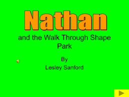 Nathan and the Walk Through Shape Park