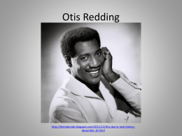 Otis Redding - University of Minnesota