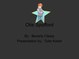 Otis Spofford - Kidblog Inc.