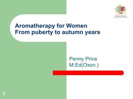 Aromatherapy First Aid - Penny Price Aromatherapy