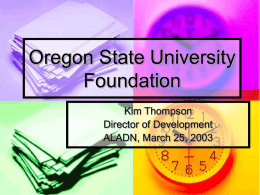 Oregon State University Foundation