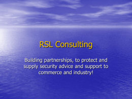 RSL Consulting Ltd