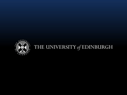 The University of Edinburgh - Lo-Hei