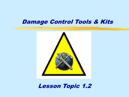 Damage Control Tools & Kits