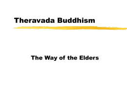 Theravada Buddhism - University of Mount Union