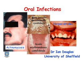 Oral Infections