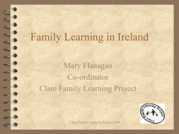 Family Learning in Ireland
