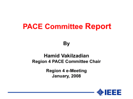 Hamid Vakilzadian – West Area Chair - CIS-IEEE