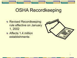 OSHA Recordkeeping - complyability.com