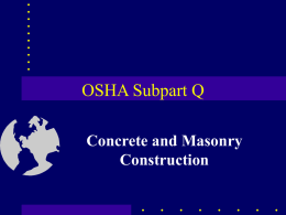OSHA Subpart Q