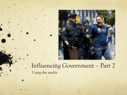 Influencing Government - School District 35 Langley