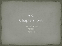 ART Chapters 10-18