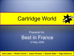 Cartridge World 2009