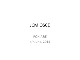 JCM OSCE