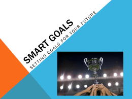 SMART Goals - Speshock at PHHS