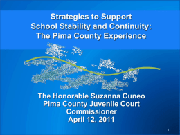 trategies to Support School Stability and Continuity: The