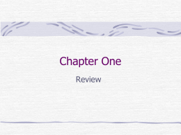 Chapter One - Loup County