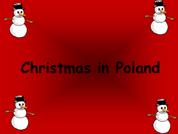 Christmas in Poland and England