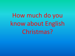 How much do you know about Christmas?