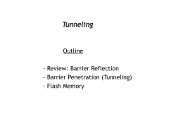 Tunneling (PPT - 6.4MB)