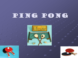 Ping Pong - cpsed.net