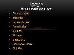 CHAPTER 7 Section 1 Terms, People, and Places
