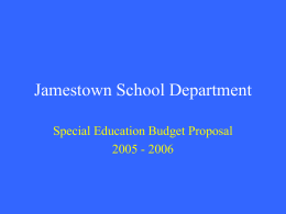 Jamestown School Department