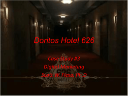 Doritos Hotel 626 - Flexo & Partners