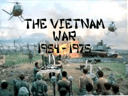 The Vietnam War, 1954-1975 - Woodland Hills School District
