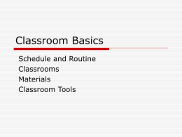 Classroom Basics