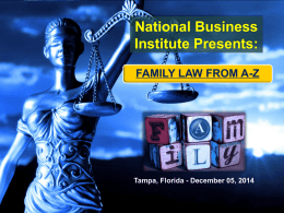 National Business Institute Presents: