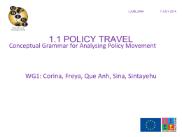 1.1 Policy travel - Aarhus Universitet