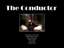 The Conductor - University of Virginia School of