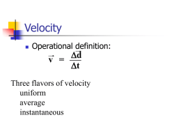 Operational definitions