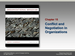 Organizational Behavior 9e. - Student Forum