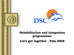Rehabilitacijski programi: “Budimo zajedno u Puli!”