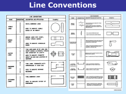 Line Conventions