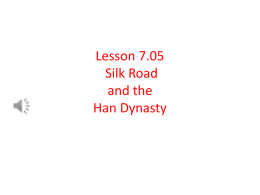 7.05 Silk Road - Florida Virtual School