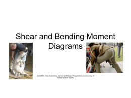 Shear and Bending Moment Diagrams