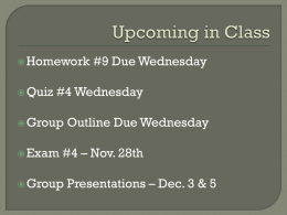 Lecture 2 - Illinois State University