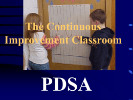 Introduction to the Continuous Improvement Classroom