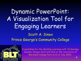 Dynamic PowerPoint: A Method for Increased Class Participation