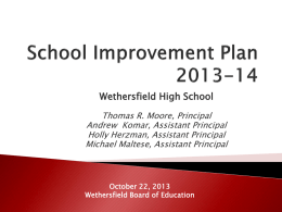 School Improvement Plan 2011-12