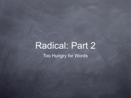 Radical: Part 2 - Stand Firm For Truth