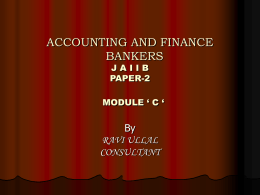 TRIAL BALANCE - Indian Institute of Banking and Finance