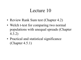 Lecture 10 - University of Pennsylvania