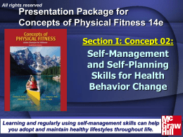 02 - Self Management - Central Connecticut State University