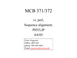 MCB 371/372 - Gogarten Lab