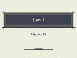 Law I