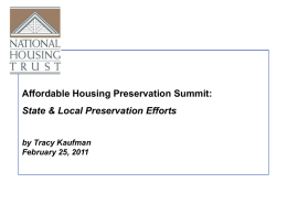 Preservation & QAPs - Arizona Housing Alliance